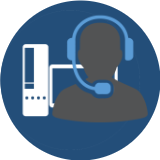 ICT desktop support icon